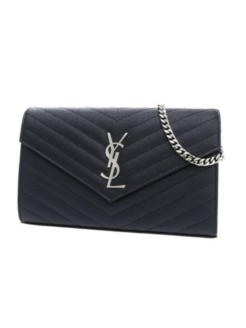 Saint Laurent Paris Cassandra Chic Chain Wallet Shoulder Bag